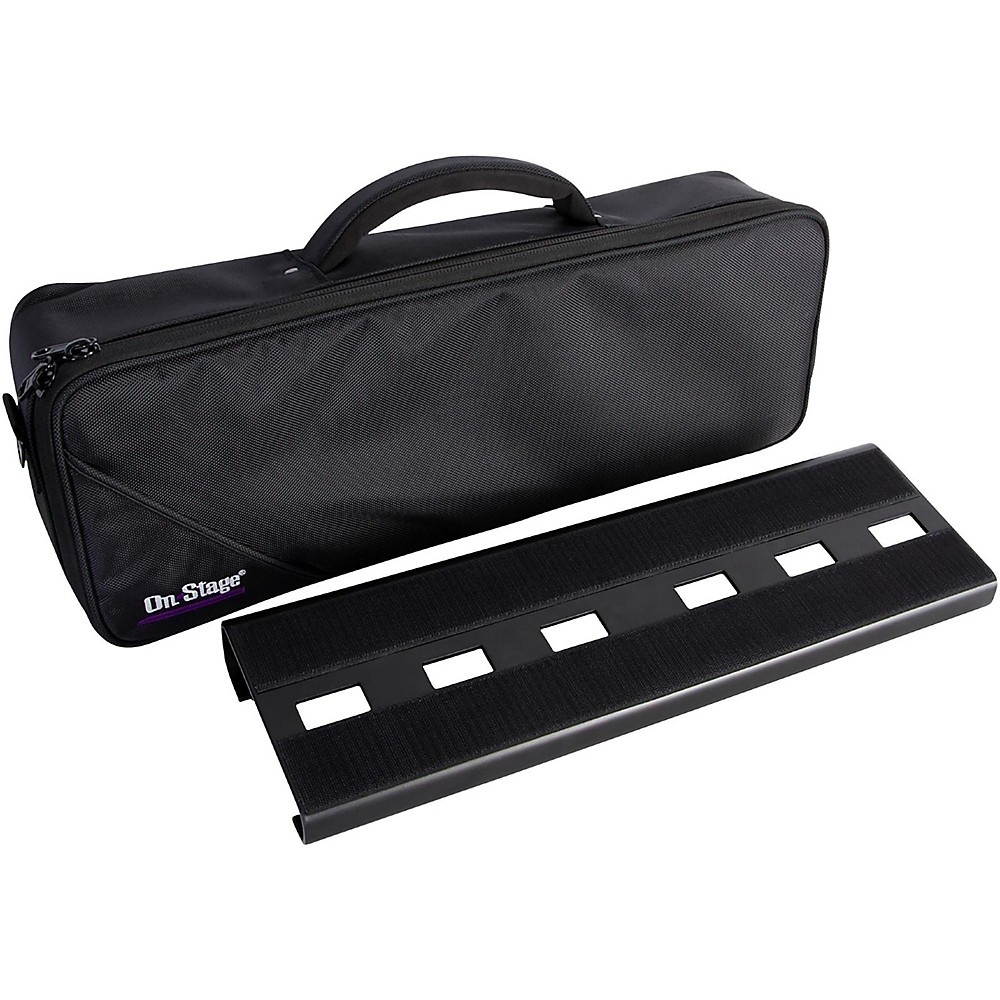 On-Stage GPB2000 Compact Pedalboard with Gig Bag Black