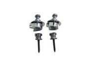 Grover GP800C Chrome Quick Release Straplock set (2 pieces)