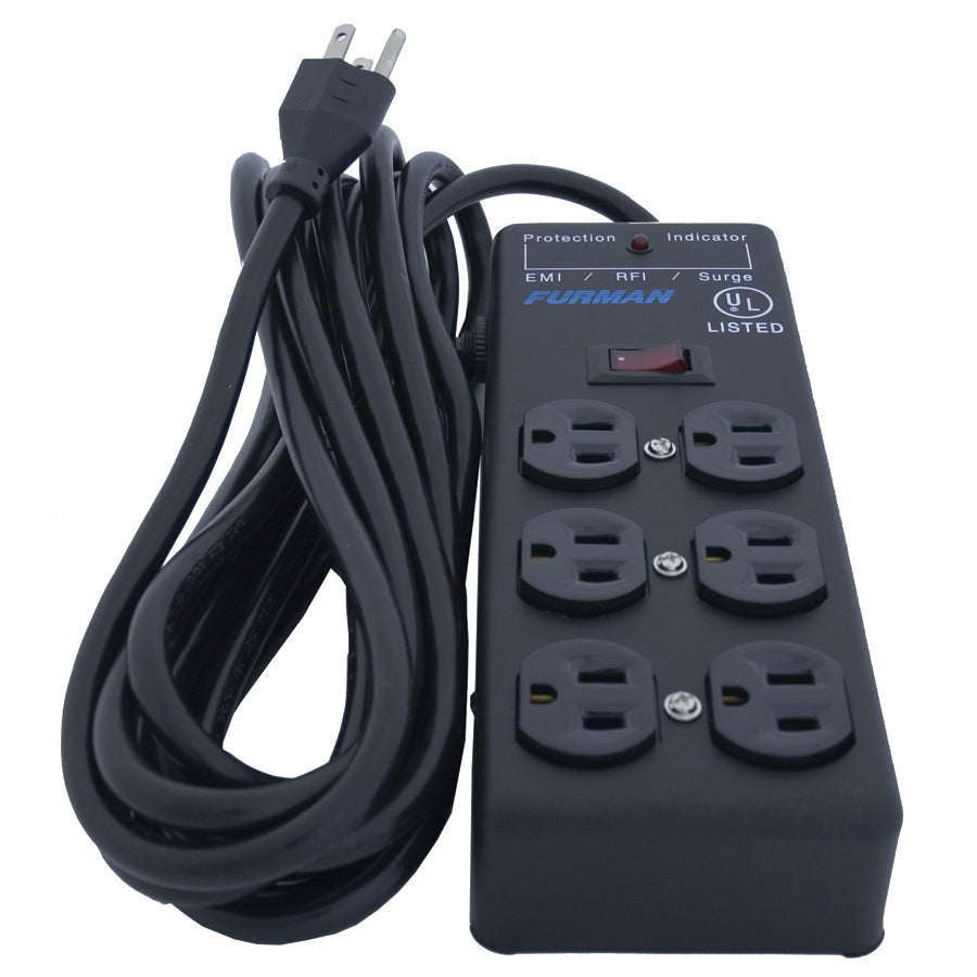Furman SS-6B 6 Plug Power Surge AC Outlet Conditioner