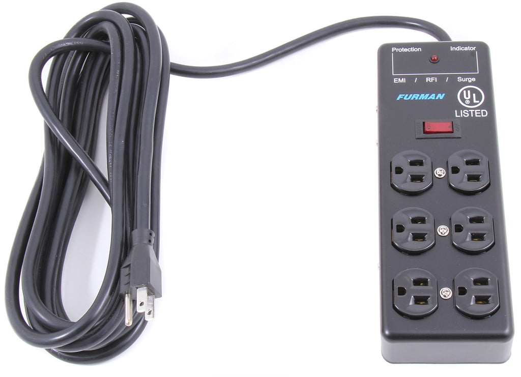 Furman SS-6B 6 Plug Power Surge AC Outlet Conditioner