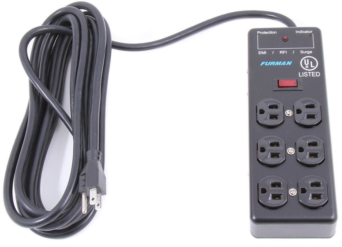 Furman SS-6B 6 Plug Power Surge AC Outlet Conditioner