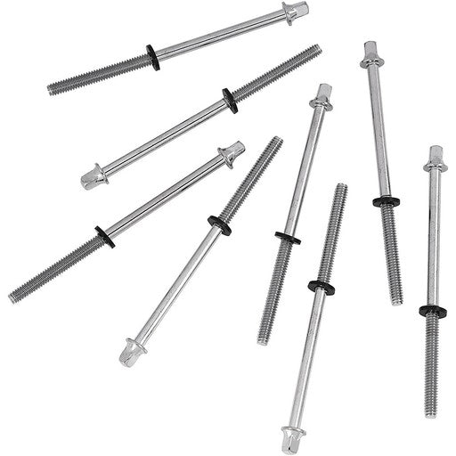 PDP 12-24 Tension Rods 100mm Chrome, Pack of 8