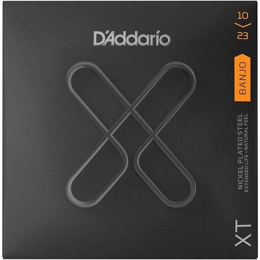 D'Addario XT Banjo Strings Nickel Plated Steel Medium 10-23