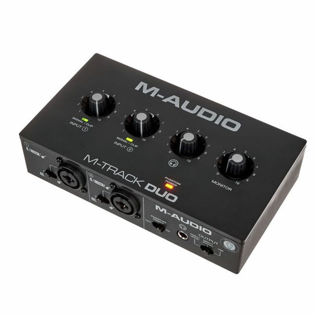 M-Audio M-Track Duo USB Audio Interface 2021 Black