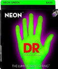 DR Hi-Def Neon Green Medium Bass Strings