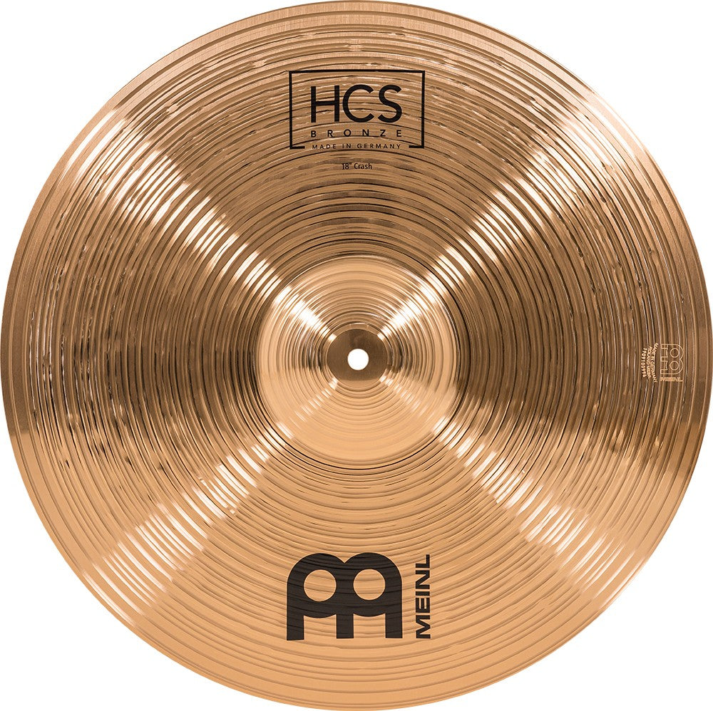 Meinl 18" HCS Bronze Crash Cymbal 2023 Traditional