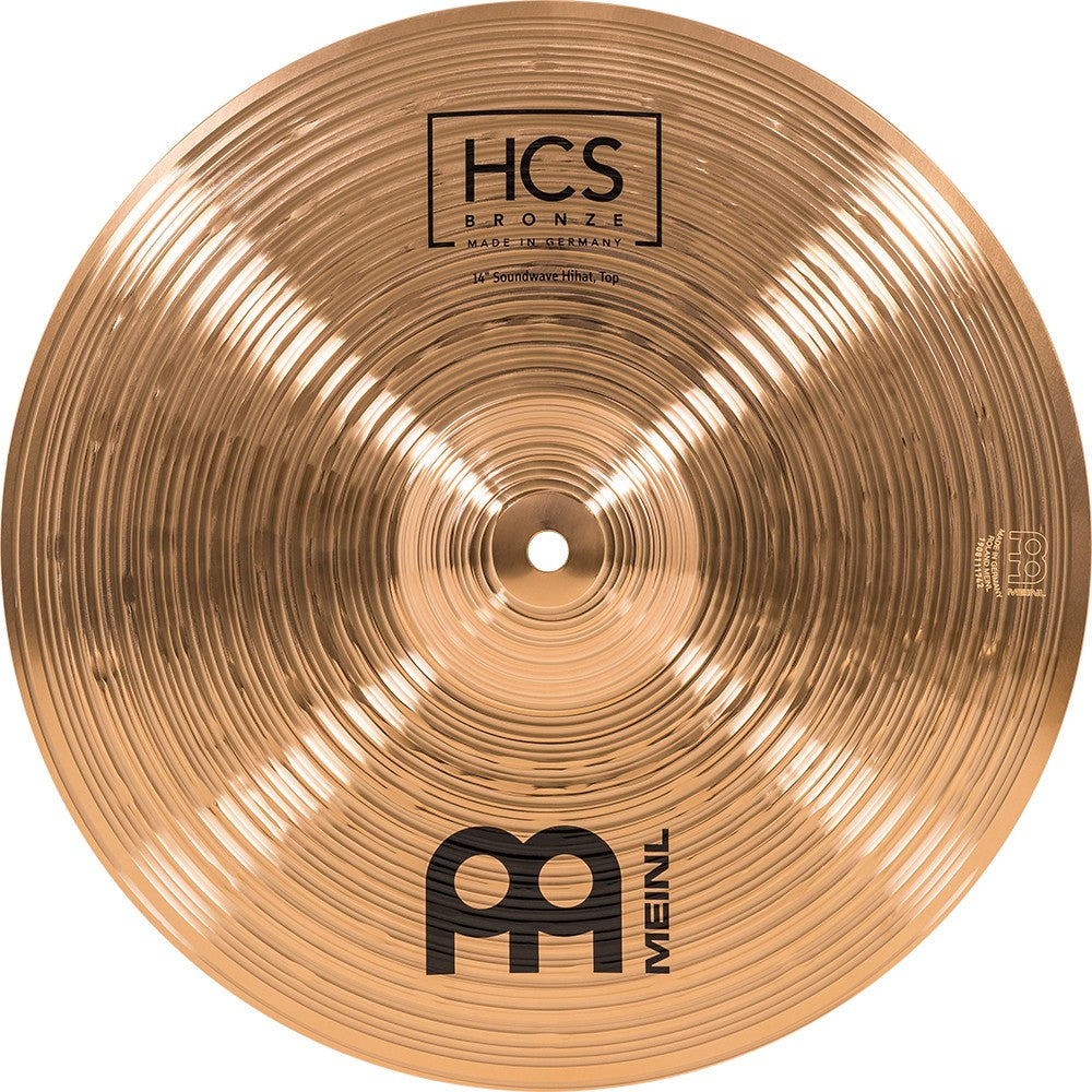 Meinl 14" HCS Bronze Soundwave Hihat Traditional 2023