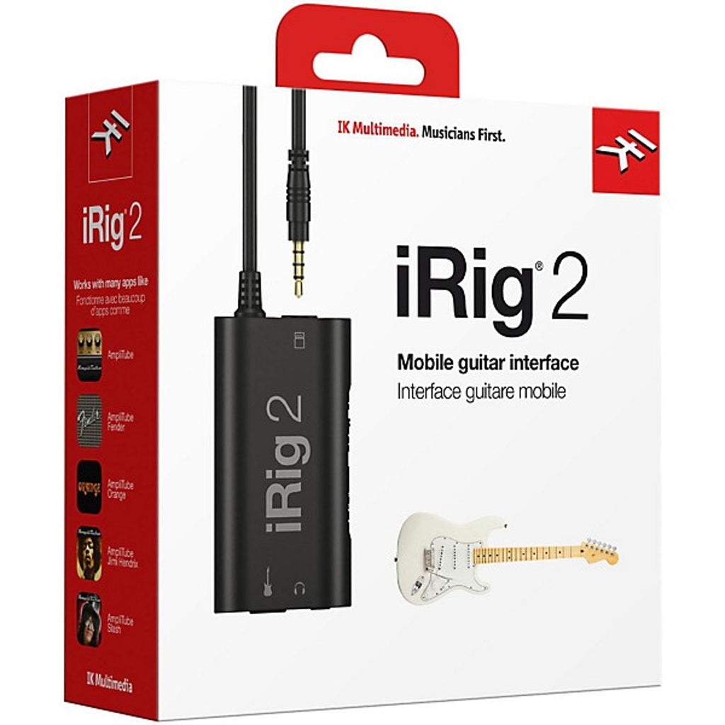 iRig - IK Multimedia IRig 2 Guitar Interface for iOS, Mac