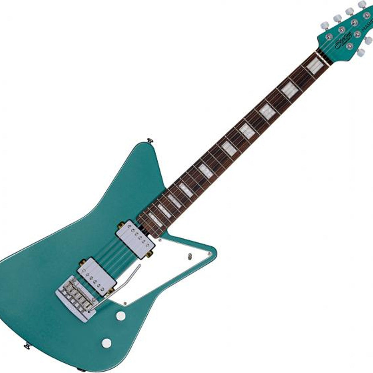 Sterling MARIPOSA Model Dorado Green 6-string electric guitar with "humbucker" pickups