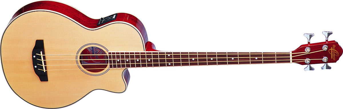 Oscar Schmidt OB100N-a-U Acoustic Bass Guitar Natural Spruce