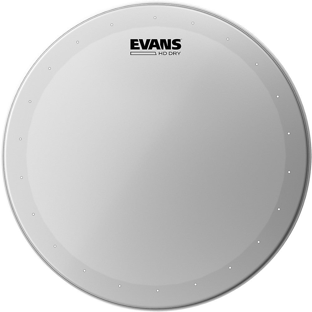 Evans Genera HD Dry Snare Drum Head - 14 Snare Drum Head - Featuring Vent Holes to Control Sustain & Tighten Sound