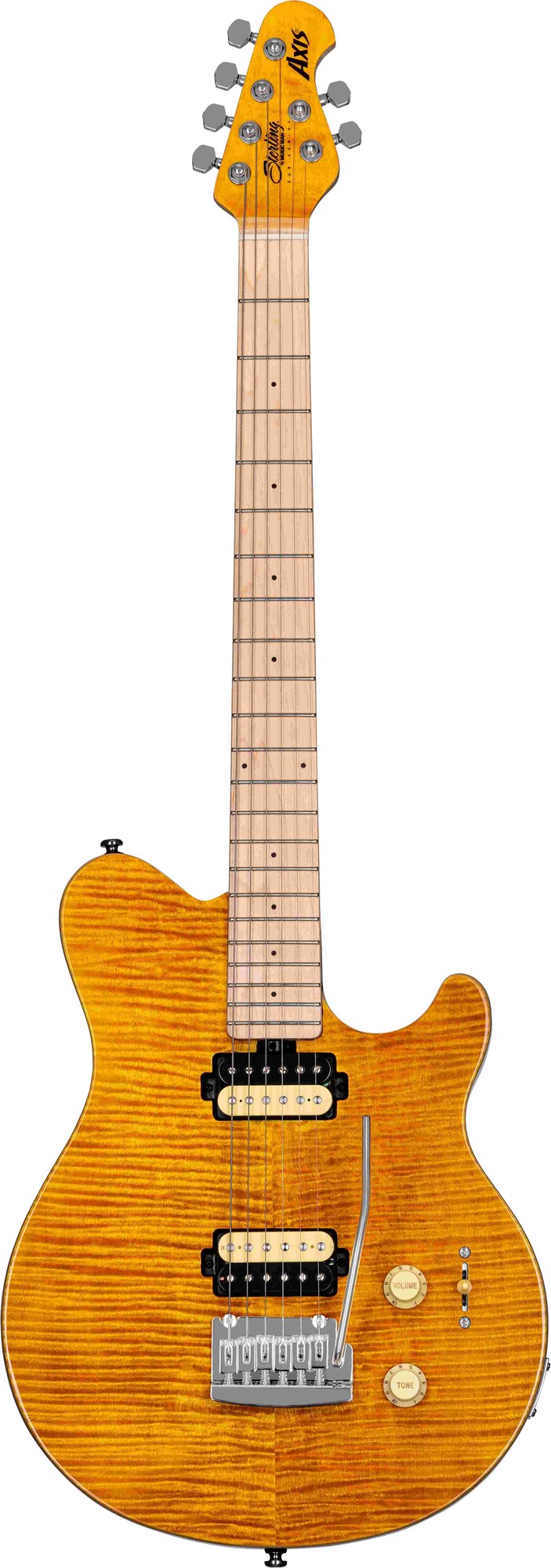 Sterling AX3FM Trans Gold Electric Guitar - NEW