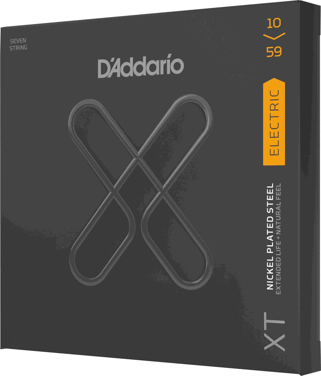 D'Addario XT 10/59 Regular Light Nickel Electric Guitar Strings - 7 String Set