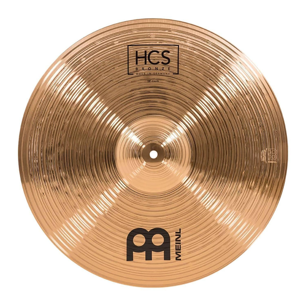 Meinl 18" HCS Bronze Crash Cymbal 2023 Traditional