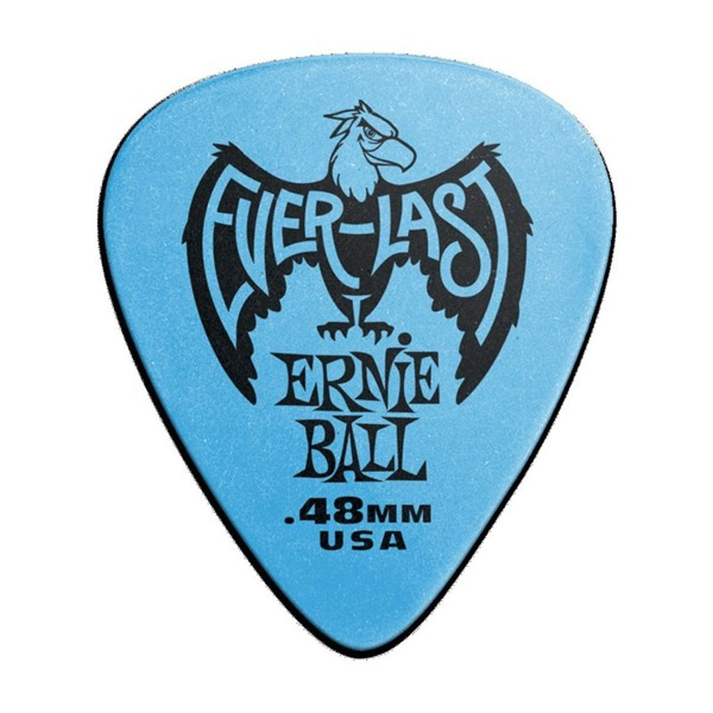 Ernie Ball Everlast Picks 0.48 mm, 12 Pack, Blue