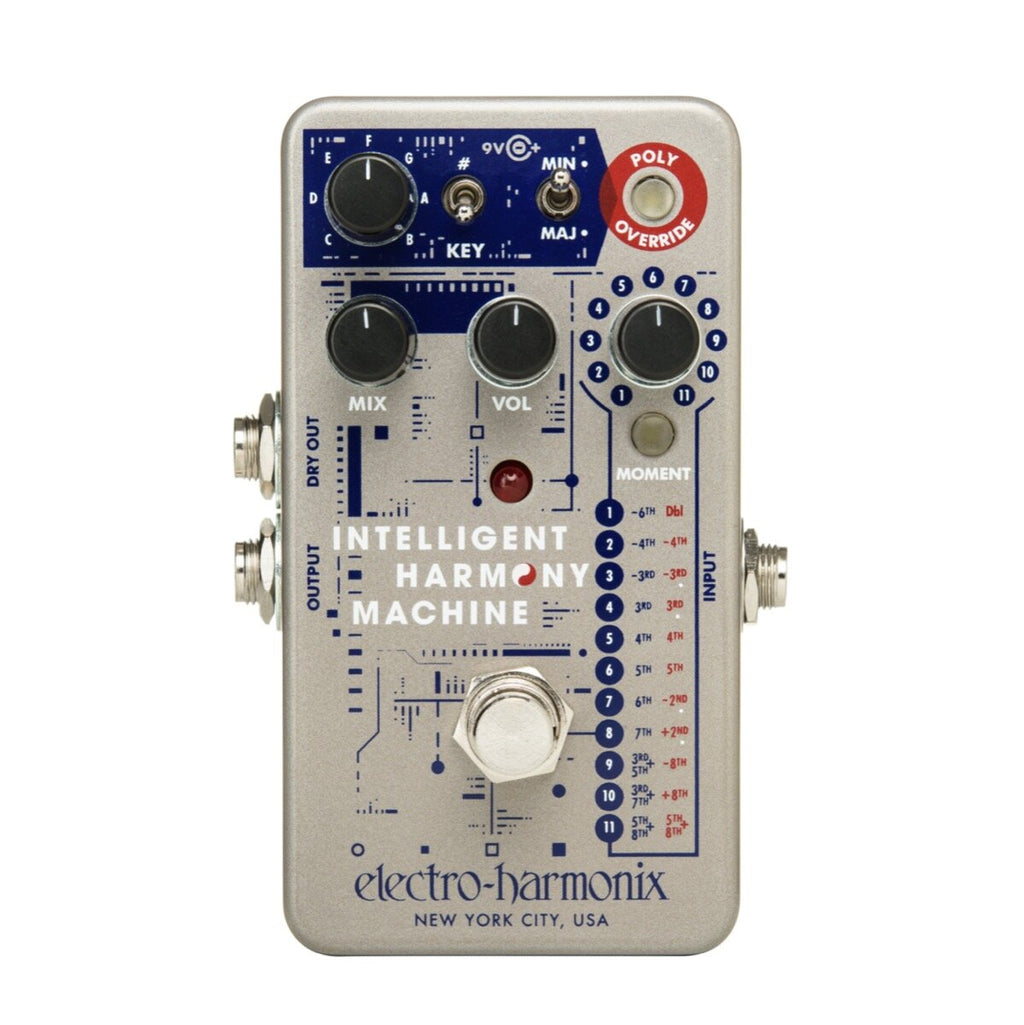 Electro-Harmonix Intelligent Harmony Machine (IHM) advanced pitch-shifting guitar pedal.