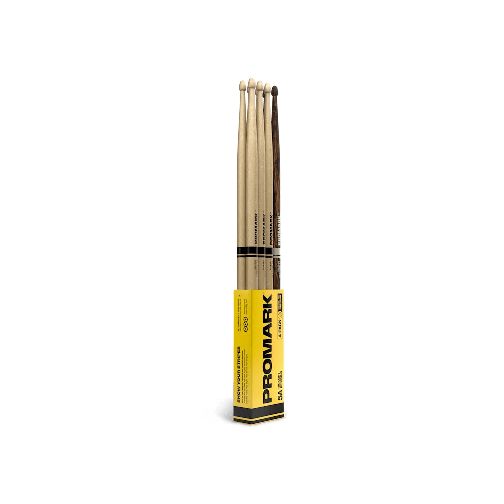 Pro-Mark Rebound 5A Acorn Wood Tip FireGra Drumsticks - 4 PAIR