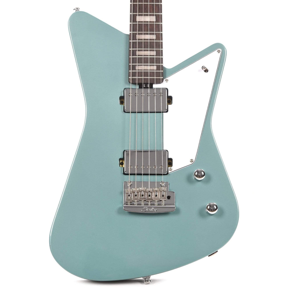 Sterling MARIPOSA Model Dorado Green 6-string electric guitar with "humbucker" pickups