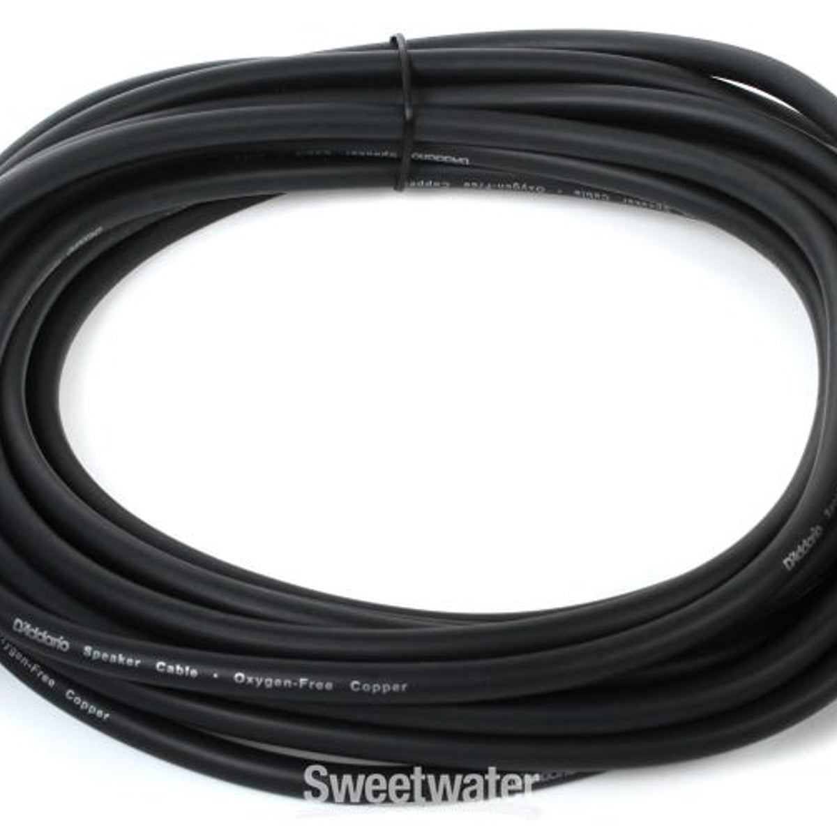 D'Addario Classic Series 25ft 1/4" Speaker Cable Black PW-CSPK-25
