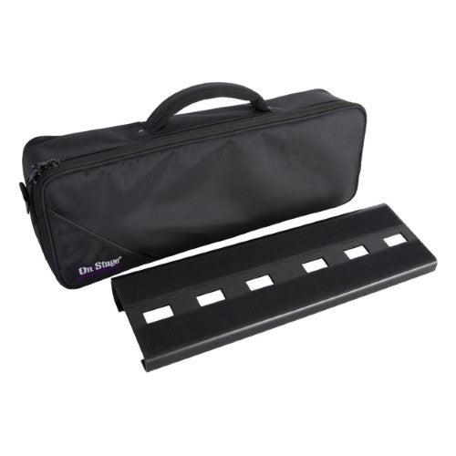 On-Stage GPB2000 Compact Pedalboard with Gig Bag Black