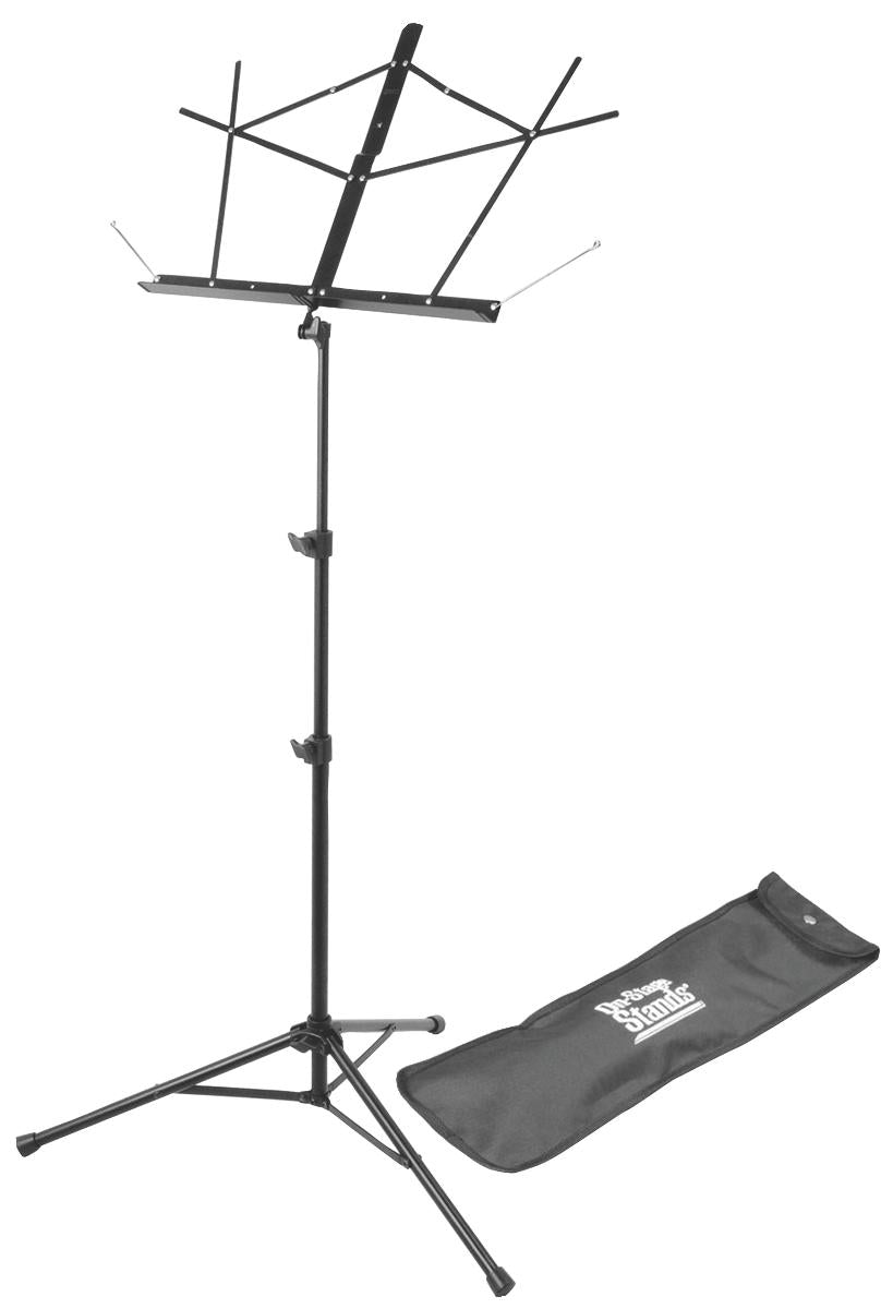 On-Stage SM7222BB Adjustable Music Stand, Black, Size 20-52