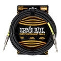 Ernie Ball 20ft Black Instrument Cable Straight/Straight P06046
