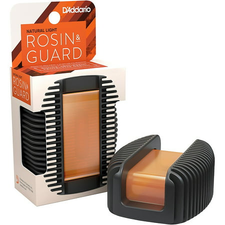 D'Addario Light Bow Rosin Natural Rosin Guard