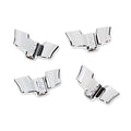 DW 8mm Wing Nut Cymbal Tilter Chrome, Pack of 4 DWSM2007