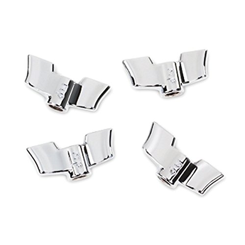 DW 8mm Wing Nut Cymbal Tilter Chrome, Pack of 4 DWSM2007