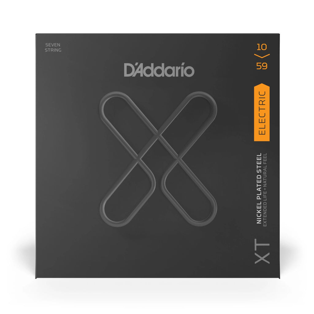 D'Addario XT 10/59 Regular Light Nickel Electric Guitar Strings - 7 String Set