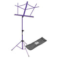 On-Stage Compact Sheet Music Stand with Bag, Purple