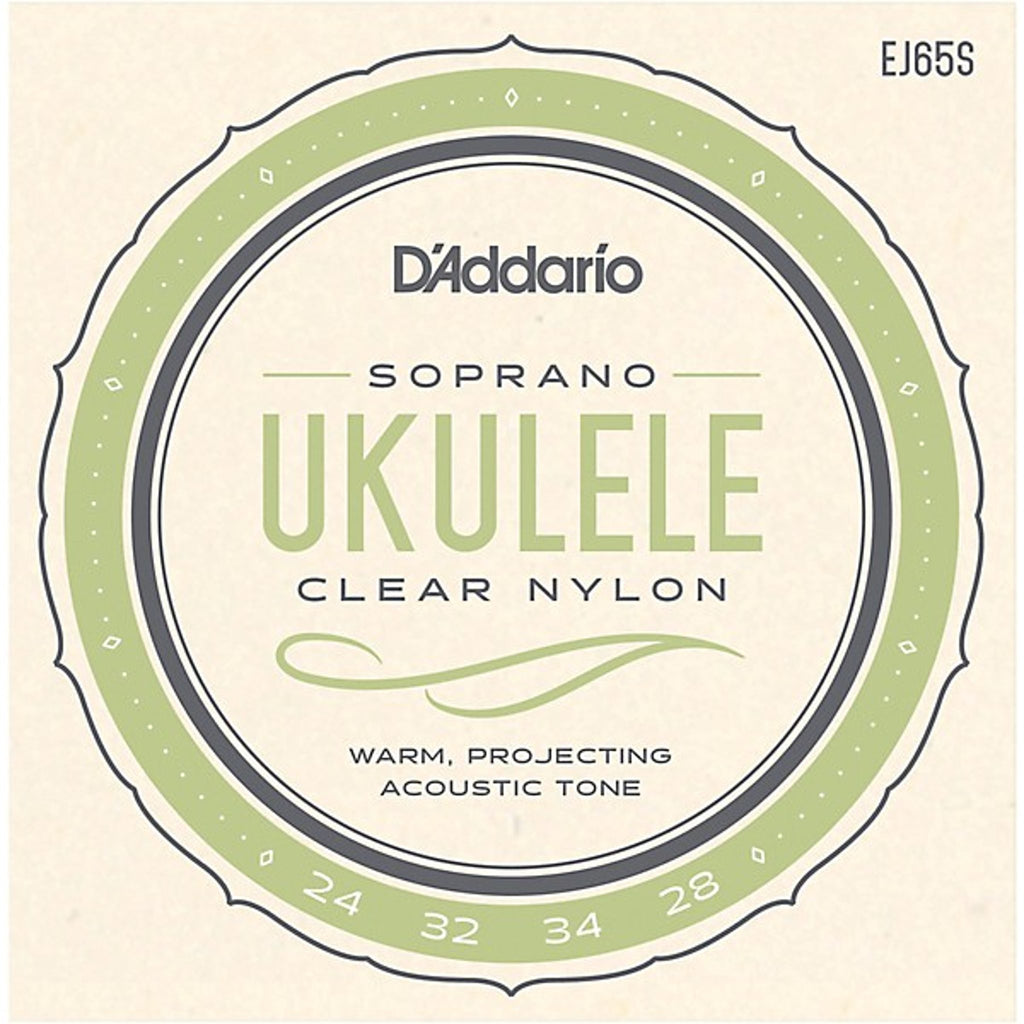 D'Addario EJ65S Soprano Nylon Ukulele Strings