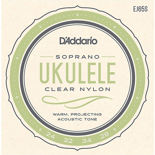 D'Addario EJ65S Soprano Nylon Ukulele Strings