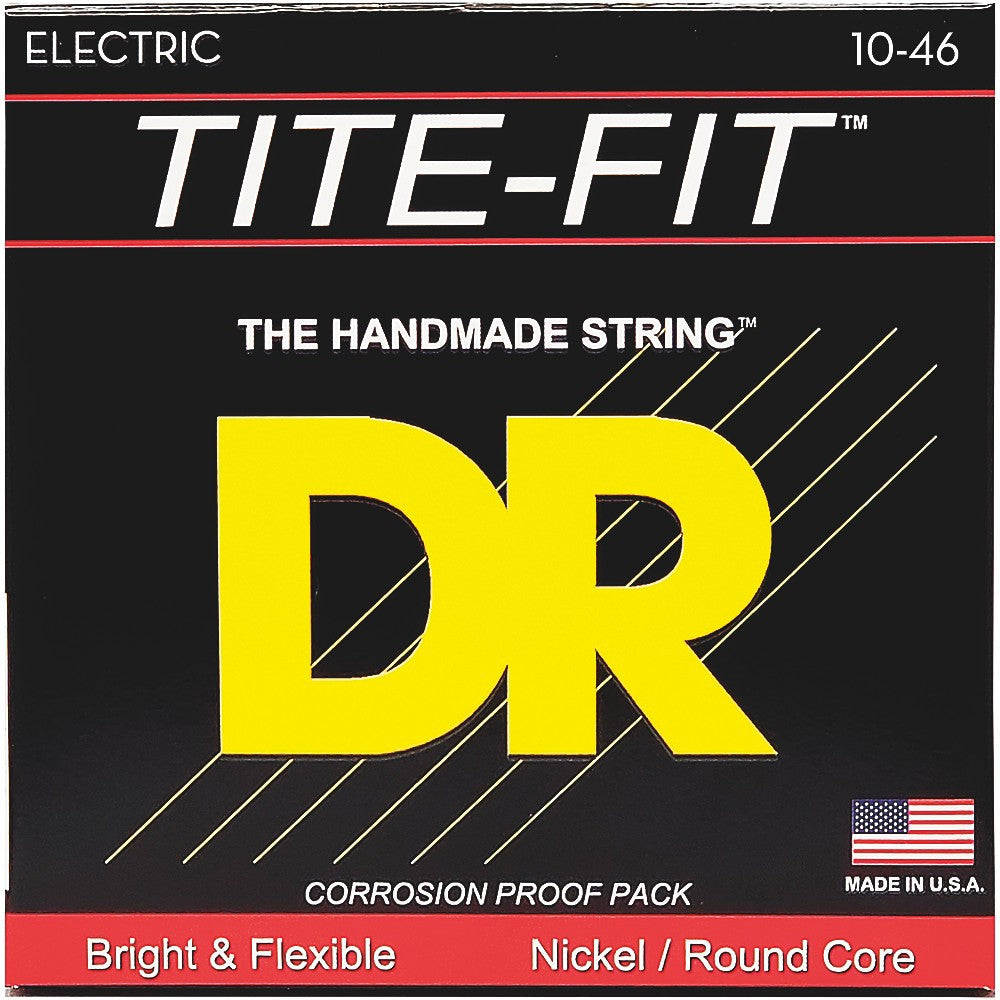 DR TITE-FIT Nickel Plated Electric Guitar Strings