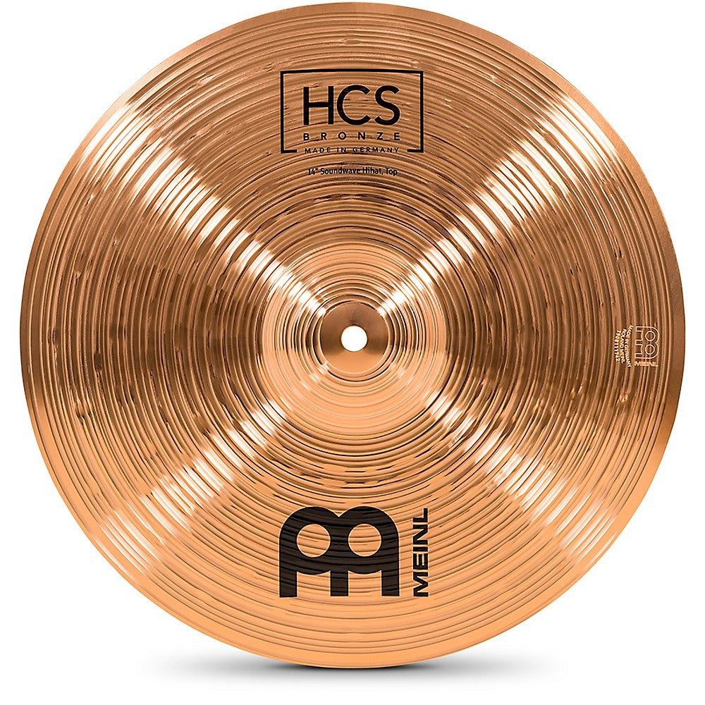 Meinl 14" HCS Bronze Soundwave Hihat Traditional 2023