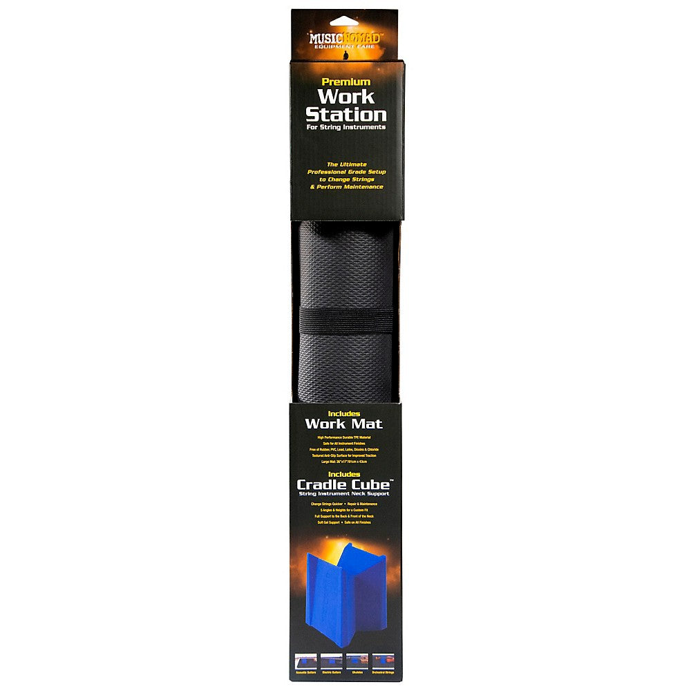 Music Nomad MN207 Instrument Work Mat 36x17 Premium Cradle