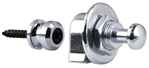 Grover GP800C Chrome Quick Release Straplock set (2 pieces)