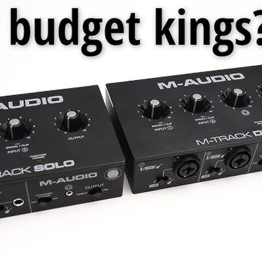M-Audio M-Track Duo USB Audio Interface 2021 Black