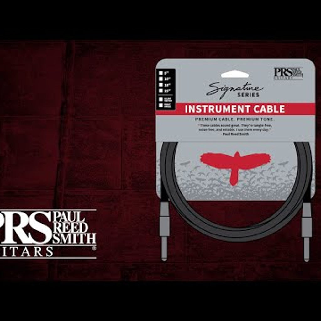 PRS Signature 1/4" TS Straight/Right Angle Instrument Cable