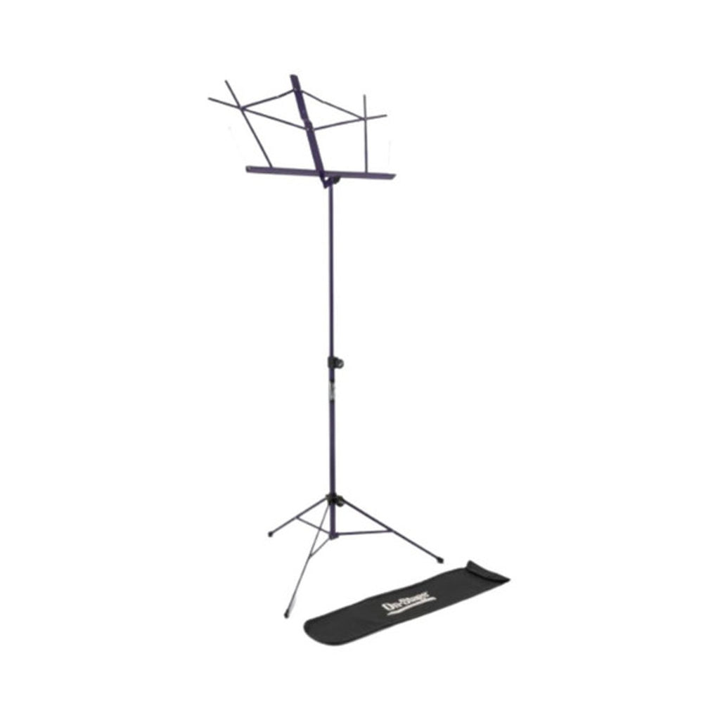 On-Stage Compact Sheet Music Stand with Bag, Purple