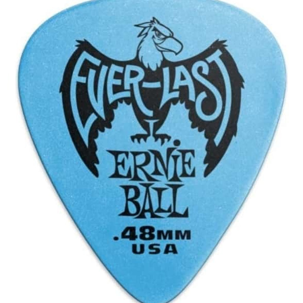 Ernie Ball Everlast Picks 0.48 mm, 12 Pack, Blue