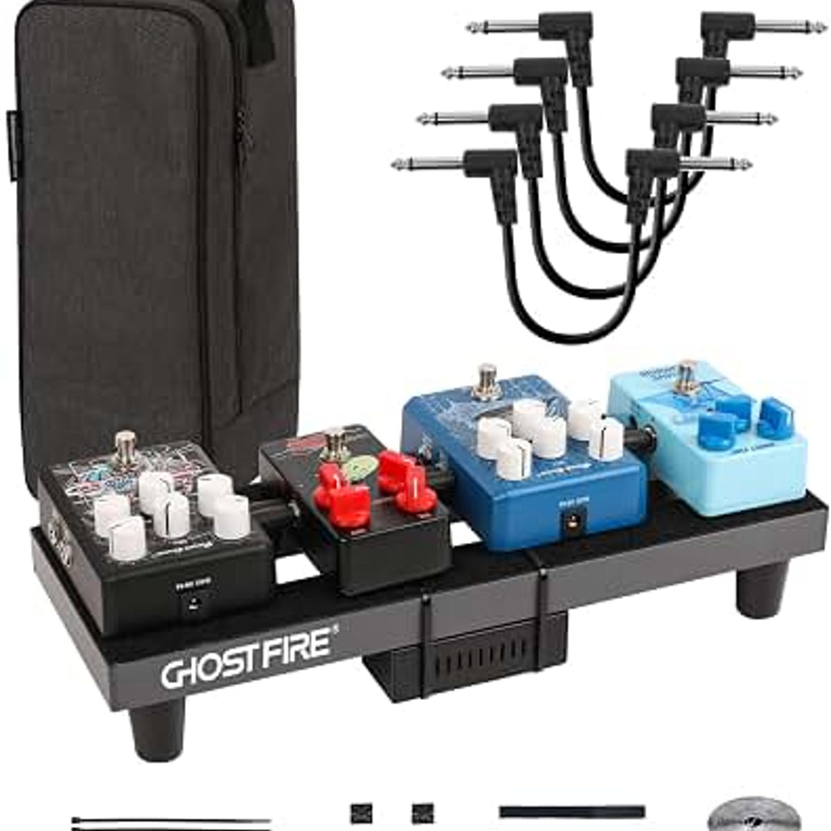 On-Stage GPB2000 Compact Pedalboard with Gig Bag Black