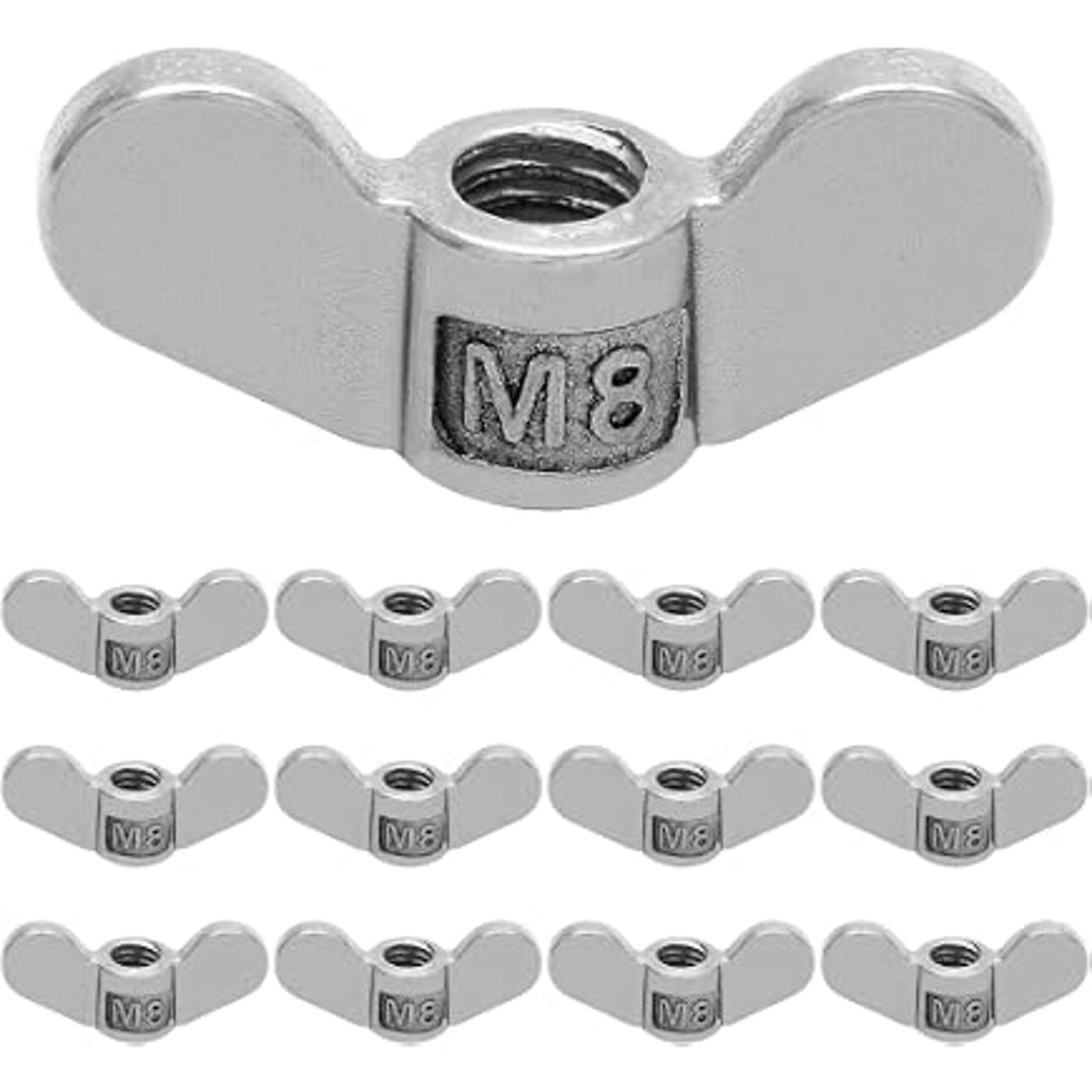 DW 8mm Wing Nut Cymbal Tilter Chrome, Pack of 4 DWSM2007