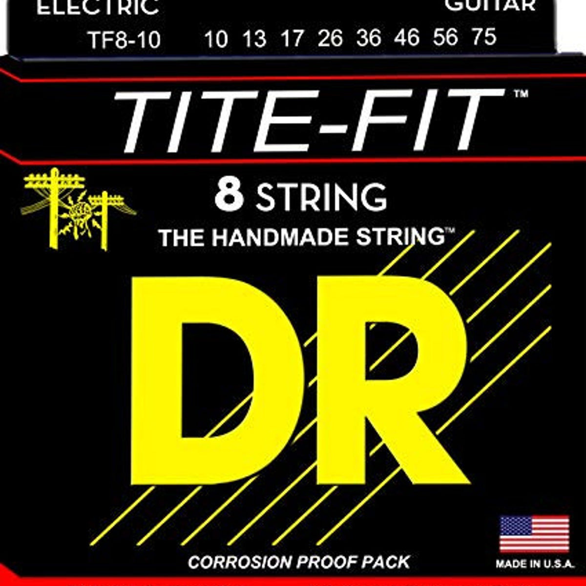 DR TITE-FIT Nickel Plated Electric Guitar Strings