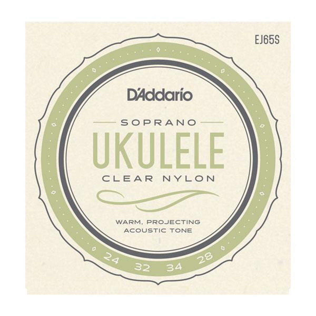 D'Addario EJ65S Soprano Nylon Ukulele Strings
