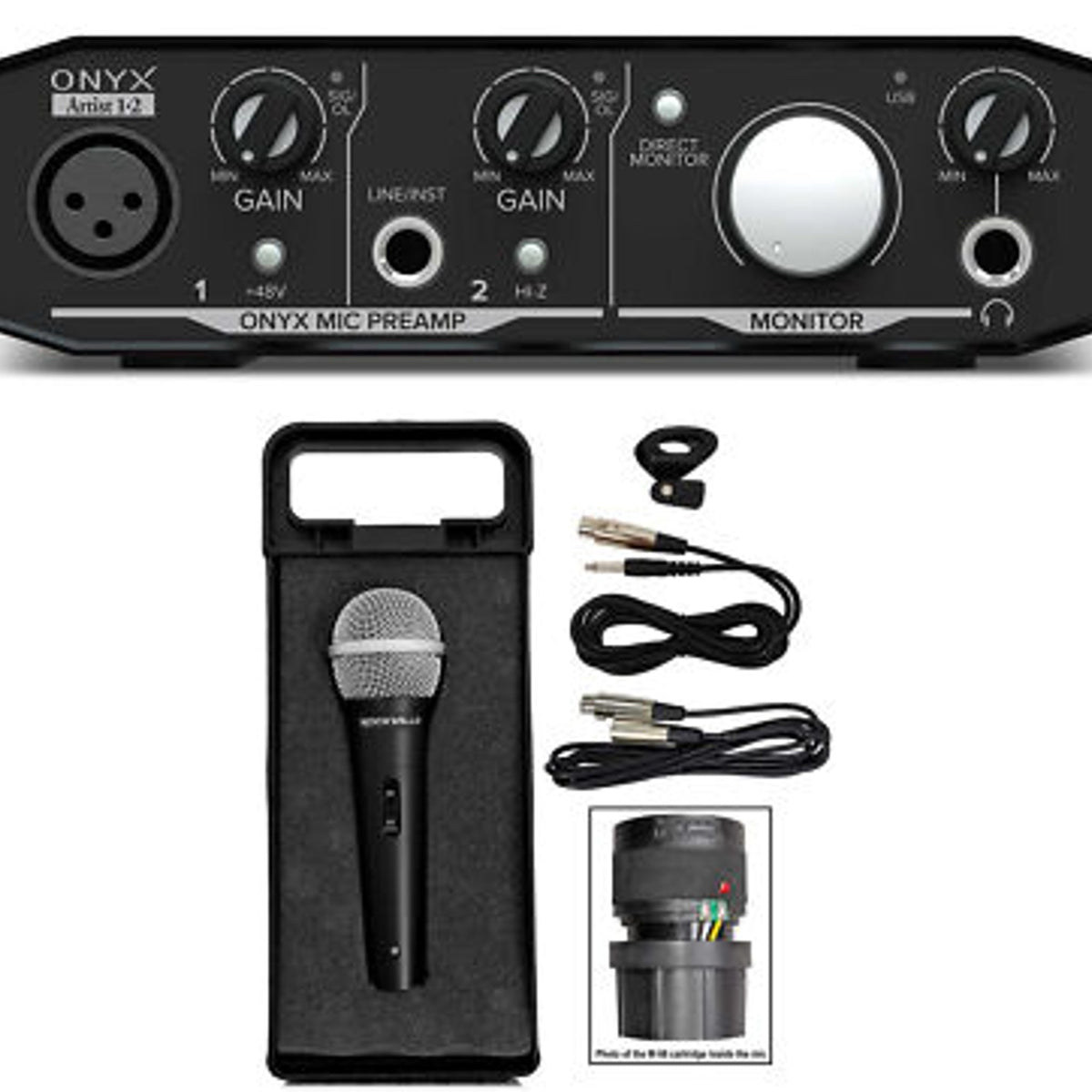 Mackie Onyx Artist 1.2 Black 2x Size
