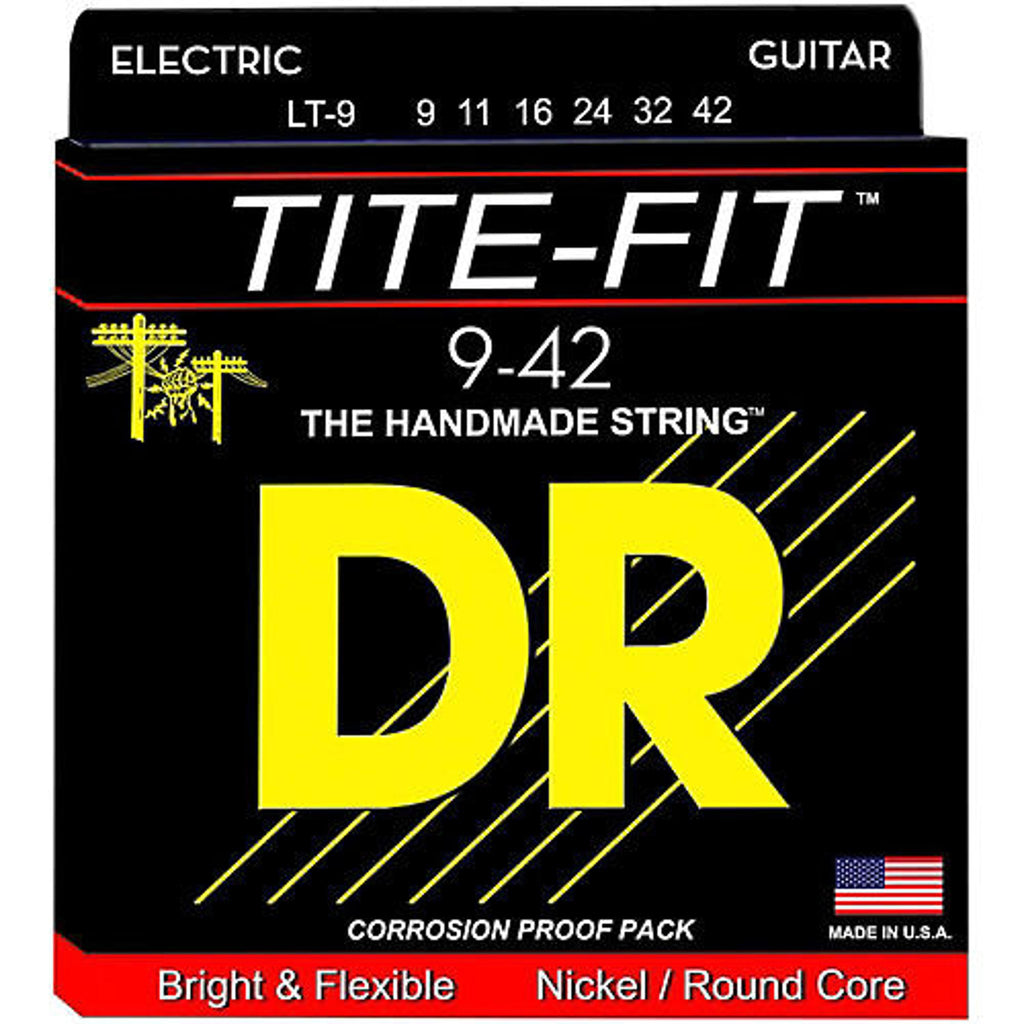 DR Electric Tite-Fit LT-9 Nickel Plated Strings 9-42
