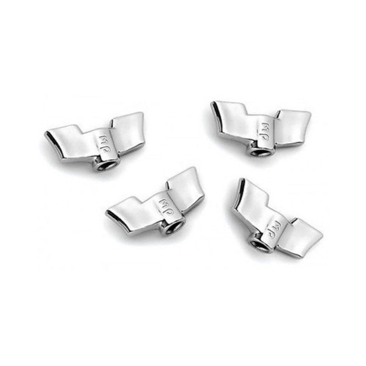DW 8mm Wing Nut Cymbal Tilter Chrome, Pack of 4 DWSM2007
