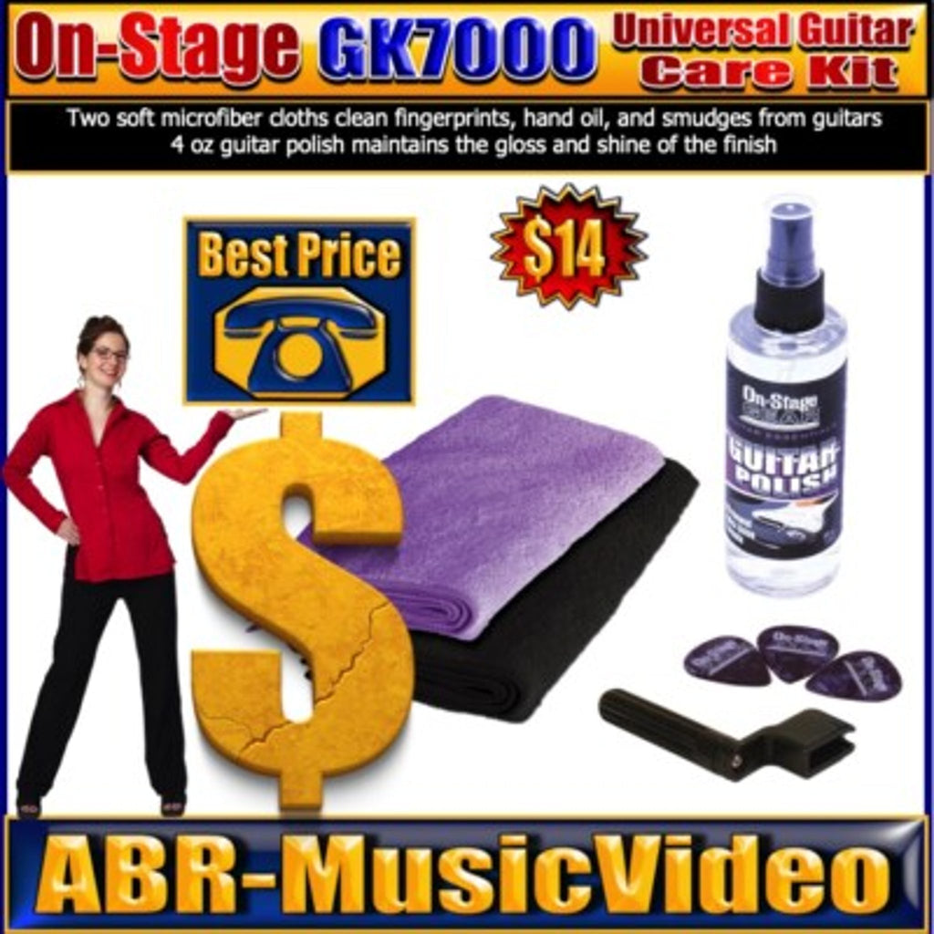 On-Stage GK7000 Universal Guitar Care Kit