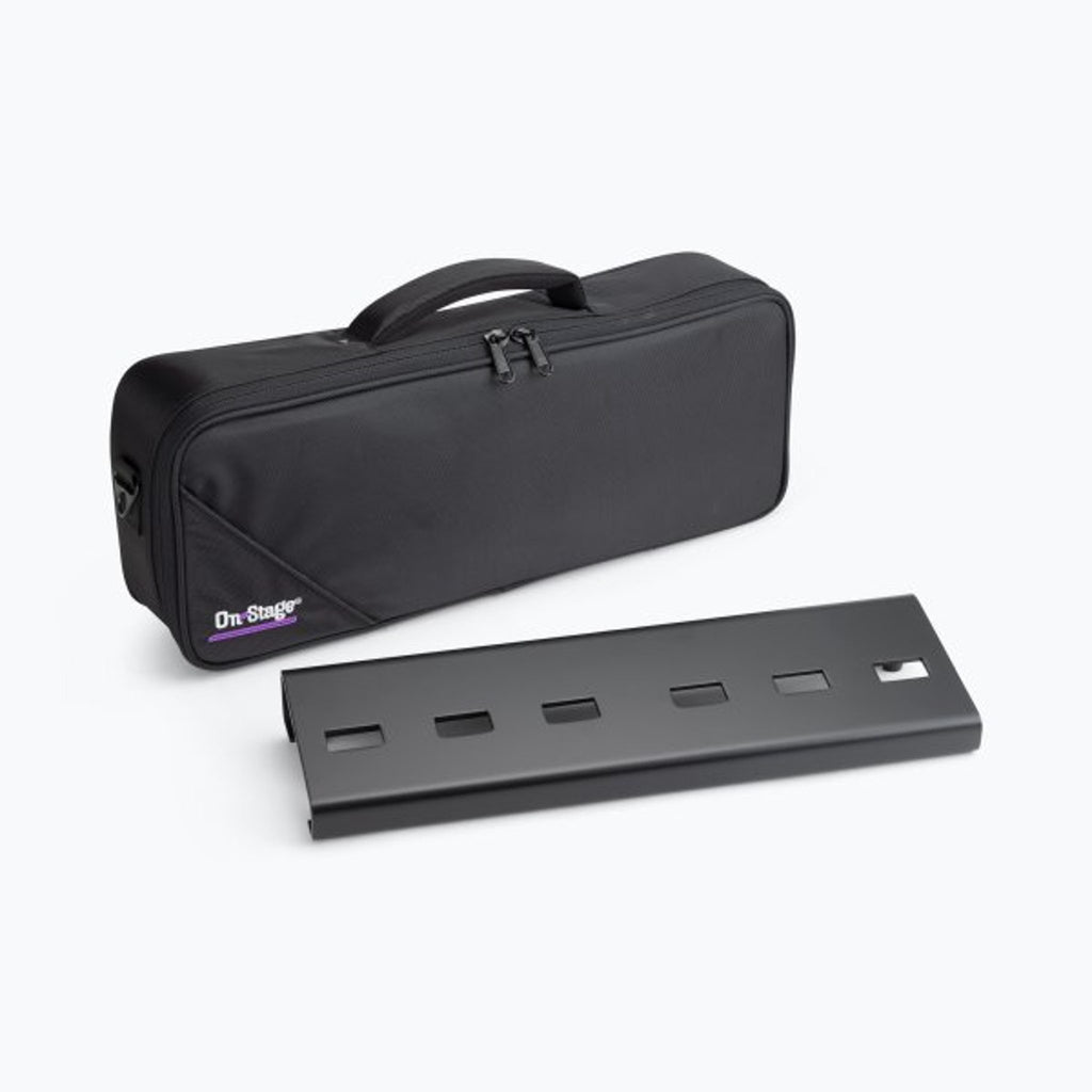 On-Stage GPB2000 Compact Pedalboard with Gig Bag Black